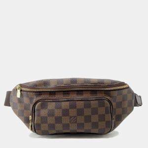 Pre Owned حقيبة خصر لويس فويتون ميلفيل بني قماش دامير إيبين