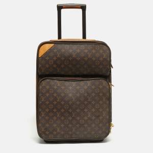 مملوكة مسبقًا Louis Vuitton Pegase 55 Monogram Canvas Luggage