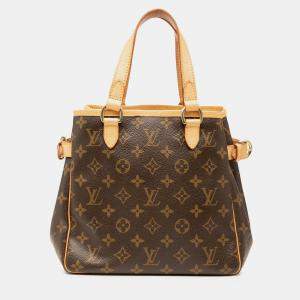 Pre Owned Louis Vuitton Brown Monogram Batignolles Vertical PM