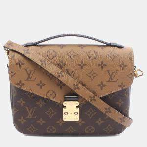 مملوكة مسبقًا Louis Vuitton Pochette Metis MM Monogram Reverse Canvas Crossbody Bag