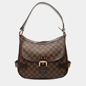 Pre Owned Louis Vuitton Brown Damier Ebene Highbury