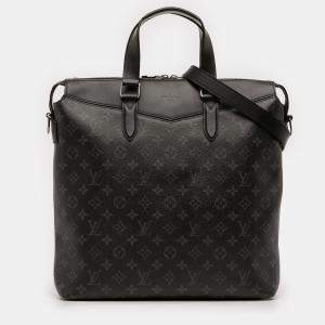 مملوكة مسبقًا Louis Vuitton Black Monogram Eclipse Explorer Tote