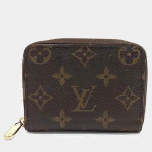 مملوكة مسبقًا Louis Vuitton Brown Leather Coin Purse