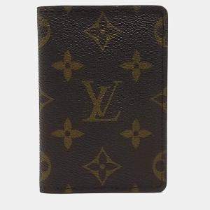 مملوكة مسبقًا Louis Vuitton Brown Leather Pocket Organizer