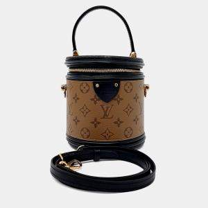 مملوكة مسبقًا Louis Vuitton Black Brown PVC Cannes Vanity Bag