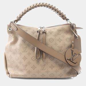 مملوكة مسبقًا Louis Vuitton Louis Vuitton Beauvre Hobo Handbag Leather Mahina Beige