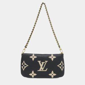 Pre Owned Louis Vuitton Two-Tone Monogram Empreinte Multi Pochette Accessoires Shoulder Bag