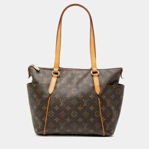 Pre Owned Louis Vuitton Brown Monogram Totally PM