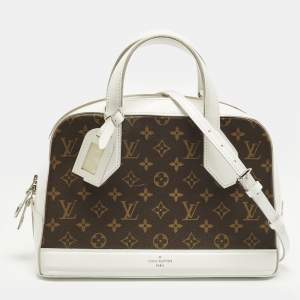 مملوكة مسبقًا Louis Vuitton Dora PM White Monogram Canvas Bag