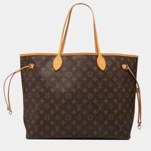 مملوكة مسبقًا Louis Vuitton Brown Monogram Neverfull GM