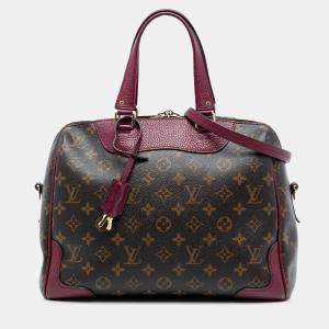 مملوكة مسبقًا حقيبة لوي فيتون مونوغرام بني أحمر ريتيرو