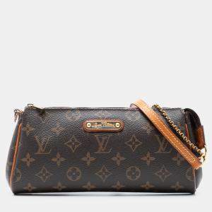 Pre Owned Louis Vuitton Brown Monogram Eva
