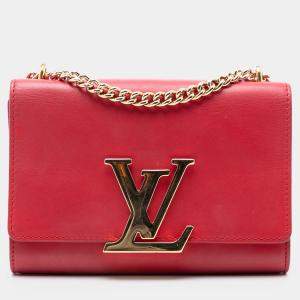 مملوكة مسبقًا Louis Vuitton Red Leather Louise Chain MM