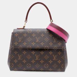 Pre Owned Louis Vuitton Brown Monogram Cluny BB