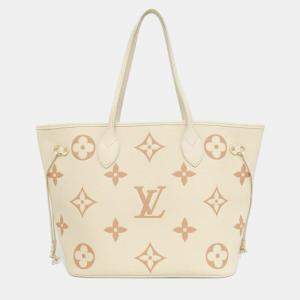 Pre Owned Louis Vuitton Two-Tone Monogram Empreinte Neverfull Mm Handbag