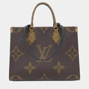 Pre Owned Louis Vuitton Monogram Giant On-The-Go Mm Handbag