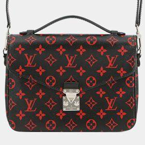 Pre Owned Louis Vuitton Black Monogram Infrarouge Pochette Metis