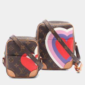 مملوكة مسبقًا Louis Vuitton Panema Brown Coated Canvas Monogram Game On Bag Set