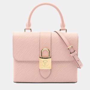 مملوكة مسبقًا Louis Vuitton Locky BB Rose Ballerine Epi Leather Top Handle Bag