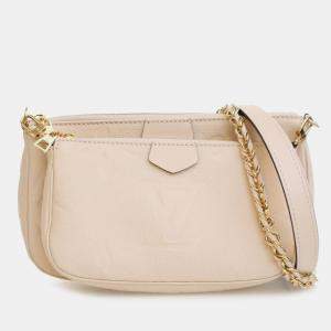 Pre Owned حقيبة لوي فيتون مونوجرام جيانت إمبريونتي متعددة الاستخدامات بني