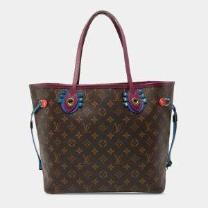 Pre Owned حقيبة يد لوي فيتون مونوغرام بني توتم نيو نيفرفول متوسط الحجم