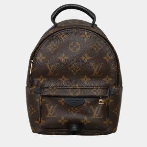 مملوكة مسبقًا Louis Vuitton Brown Monogram Mini Palm Springs Backpack