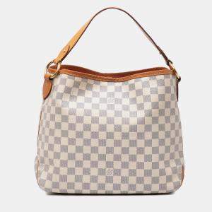 مملوكة مسبقًا Louis Vuitton White Damier Azur Delightful PM