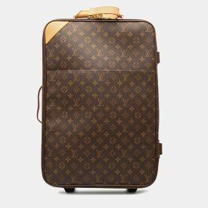 مملوكة مسبقًا Louis Vuitton Brown Monogram Pegase 55