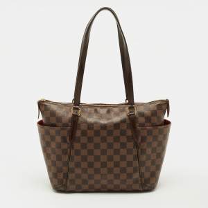Pre Owned Louis Vuitton Totally PM Damier Ebene Canvas Bag