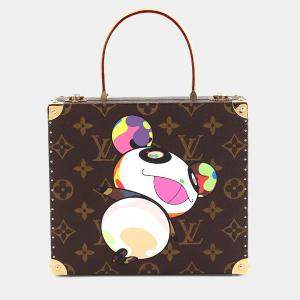 مملوكة مسبقًا Louis Vuitton Monogram Panda Brown Coated Canvas Jewelry Case