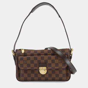 مملوكة مسبقًا Louis Vuitton Ravello GM Ebene Damier Canvas Shoulder Bag