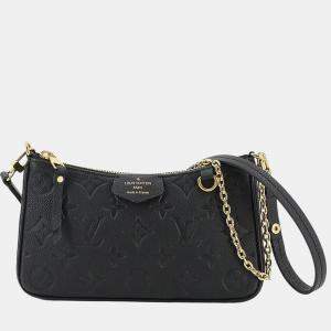 مملوكة مسبقًا Louis Vuitton Easy Pouch Noir Monogram Empreinte Leather Shoulder Bag