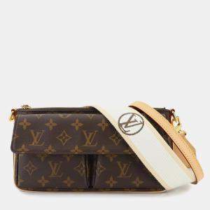 مملوكة مسبقًا Louis Vuitton Viva Cite Brown Monogram Canvas Shoulder Bag