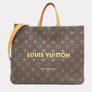 Pre Owned Louis Vuitton Monogram Shopper Tote Mm Handbag