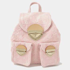 مملوكة مسبقًا Louis Vuitton Monogram Denim Venice Backpack Pink