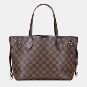 مملوكة مسبقًا Louis Vuitton Brown Damier Ebene Neverfull PM