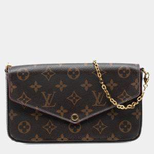 مملوكة مسبقًا حقيبة لوي فيتون مونوجرام بني بوشيت فيليسي