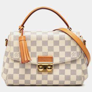 مملوكة مسبقًا حقيبة لويس فيتون كرويزيت دامير أزور أبيض