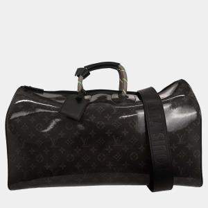 Pre Owned Louis Vuitton Glaze Keepall Bandouliere 50 Handbag