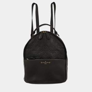 Pre Owned Louis Vuitton Black Monogram Empreinte Sorbonne Backpack