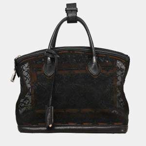 مملوكة مسبقًا Louis Vuitton Black Monogram Transparent Lockit Handbag