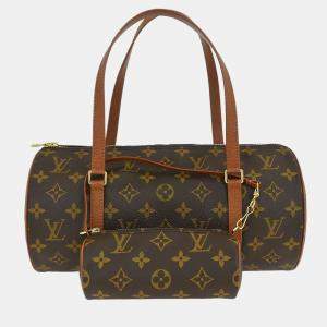 Pre Owned Louis Vuitton Monogram Papillon 30 Handbag