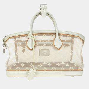 Pre Owned Louis Vuitton Monogram Transparent Lockit East West Tote