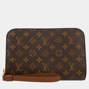 Pre Owned حقيبة كلتش لوي فيتون مونوجرام أورساي