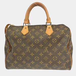 مملوكة مسبقًا Louis Vuitton Speedy 30 Handbag Purse Monogram Canvas