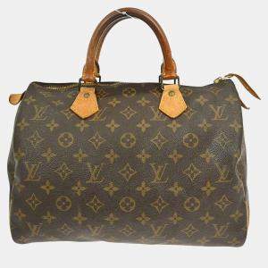 Pre Owned حقيبة يد لوي فيتون سبيدي 30 مونوجرام قماش