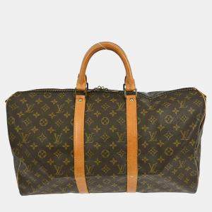 Pre Owned حقيبة لويس فيتون كيبال باندولير 50 مونوجرام