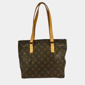 Pre Owned Louis Vuitton Cabas Piano Hand Tote Bag Monogram