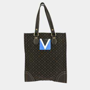 Pre Owned Louis Vuitton Monogram Mini Lin Initial Tanger