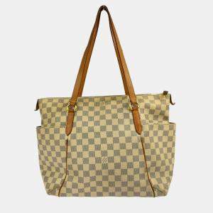 Pre Owned Louis Vuitton Damier Azur Totally Mm Tote Bag